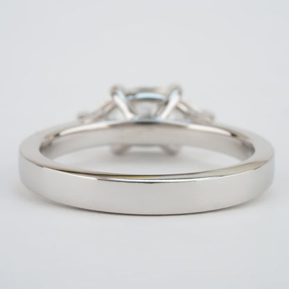 East West Marquise Lab Diamond Engagement Ring
