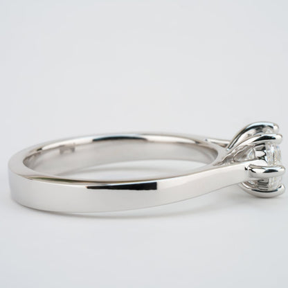 East West Marquise Lab Diamond Engagement Ring