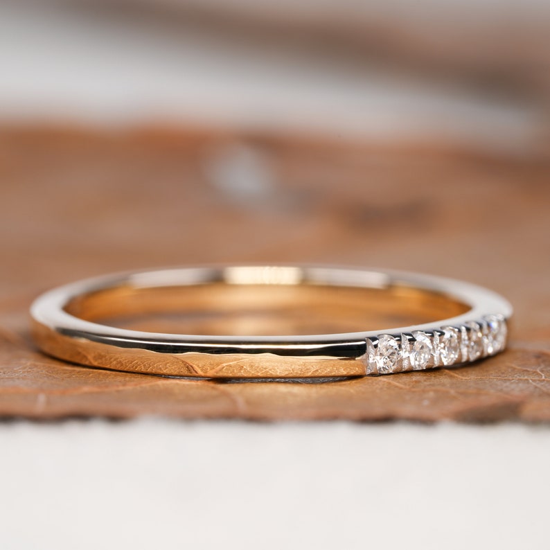 Round Brilliant Lab Diamond Half Eternity Ring