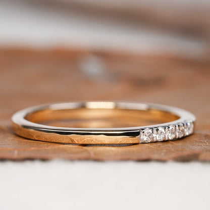 Round Brilliant Lab Diamond Half Eternity Ring