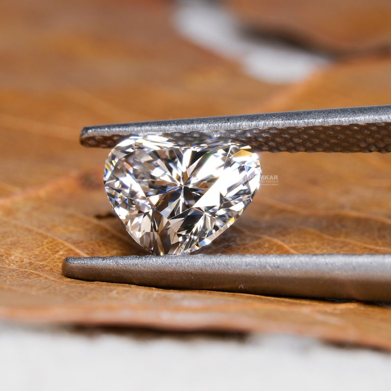 1 Ct Heart Shape Lab Diamond G/VS – Loose Diamond for Engagement & Pendant