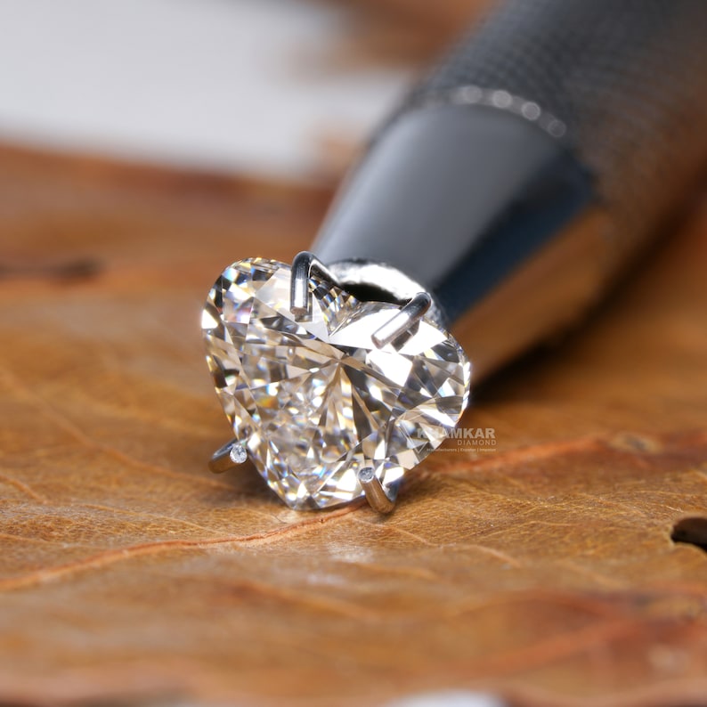 1 Ct Heart Shape Lab Diamond G/VS – Loose Diamond for Engagement & Pendant