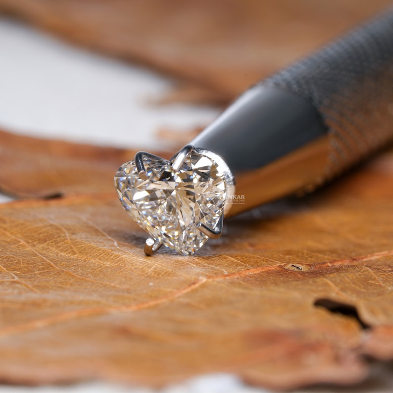 1 Ct Heart Shape Lab Diamond G/VS – Loose Diamond for Engagement & Pendant