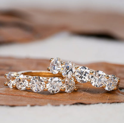 Round Lab Grown Diamond Huggie Hoop Earrings in 18K White Gold