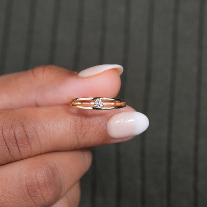 Split Shank Lab Grown Diamond Solitaire Engagement Ring