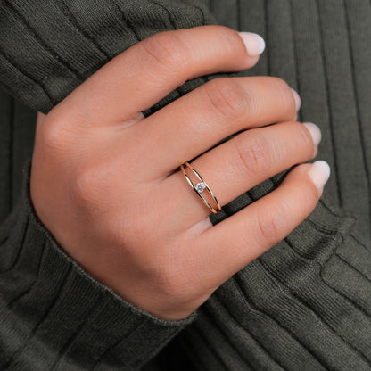 Split Shank Lab Grown Diamond Solitaire Engagement Ring