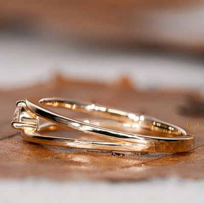 Split Shank Lab Grown Diamond Solitaire Engagement Ring