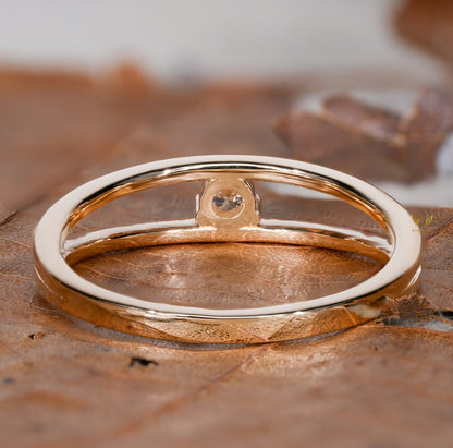 Split Shank Lab Grown Diamond Solitaire Engagement Ring