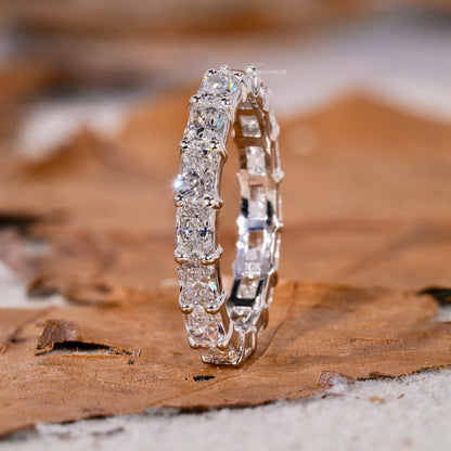 Radiant Lab Grown Diamond Eternity Band – Anniversary Ring