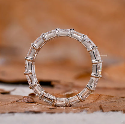 Radiant Lab Grown Diamond Eternity Band – Anniversary Ring