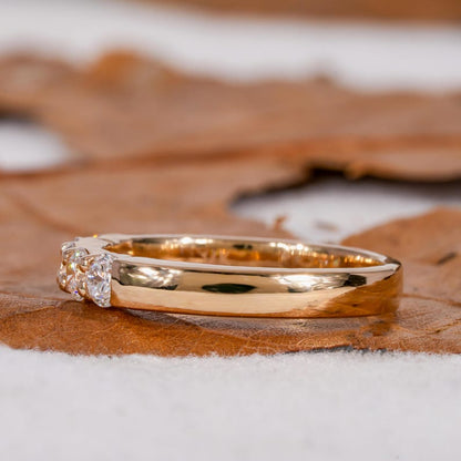 Lab Grown Diamond Five-Stone Wedding Band