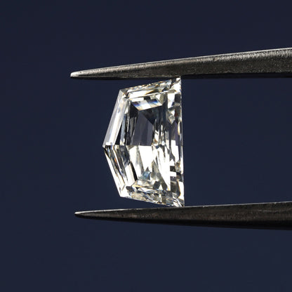 Cadillac Step Cut Lab Grown Diamond for Semi Mount Ring, Eco-Friendly Diamond