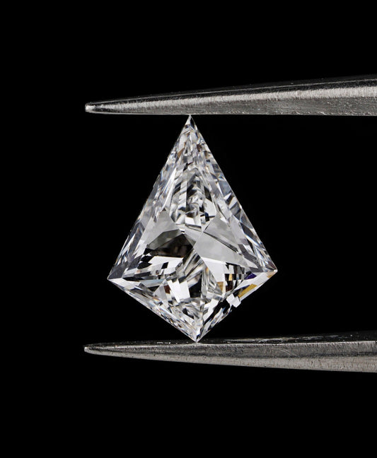 Kite Cut Lab Grown Diamond, CVD/HPHT, Antique Cut, Pendant