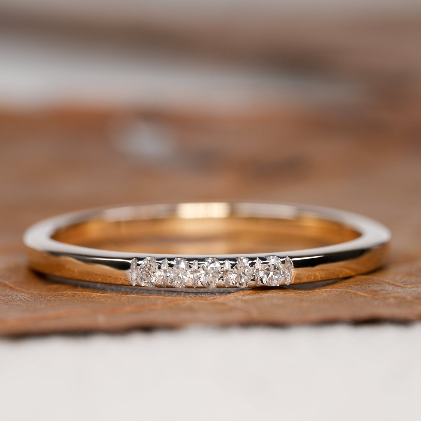 Round Brilliant Lab Diamond Half Eternity Ring