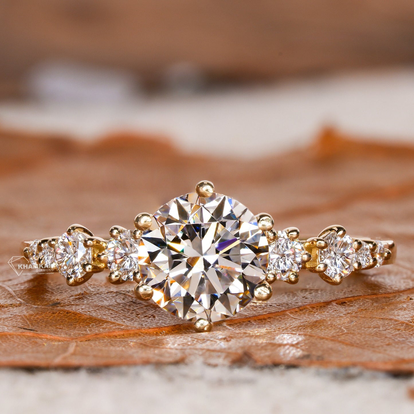 1Ct Round Lab Diamond Promise Ring for Her