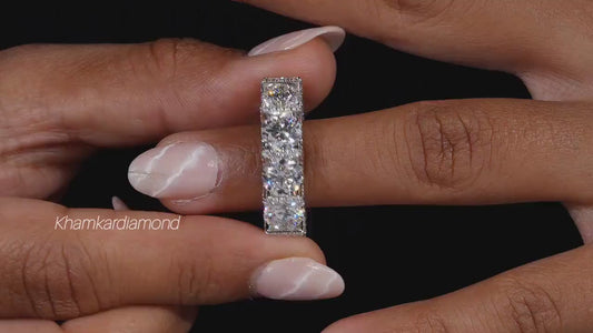 6.50MM Lab Grown Diamond Eternity Band – Stackable Wedding Ring