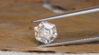 1.00 CT Hexagon Step Cut Lab Grown Diamond