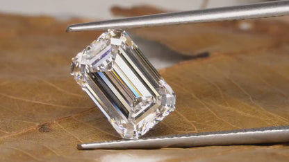 2.57 CT Emerald Cut IGI Certified Lab Diamond